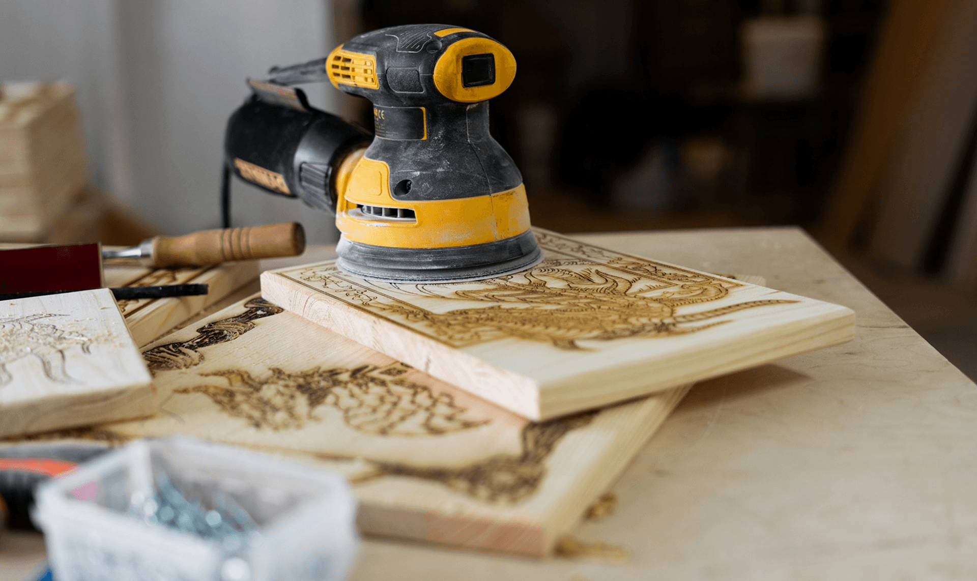 Raw wood