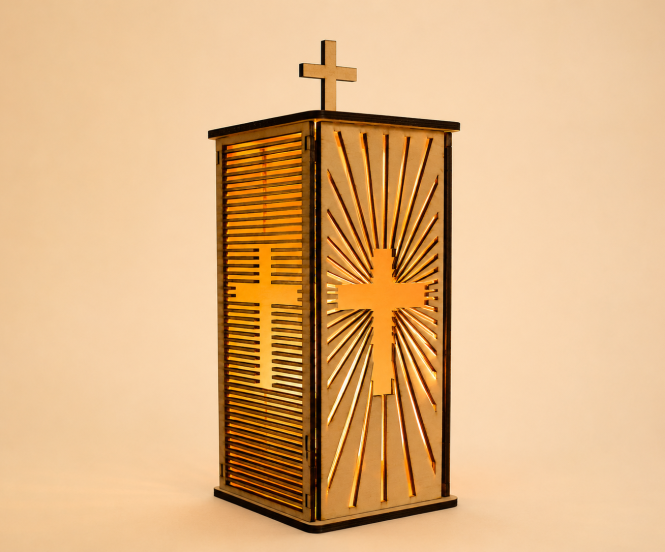 Felinar de Paște „Lumina Crucii”
